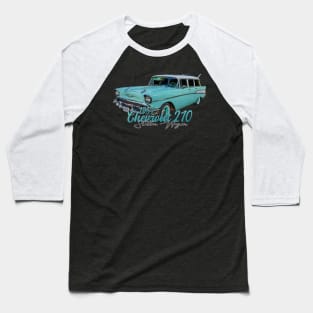 1957 Chevrolet 210 Station Wagon Baseball T-Shirt